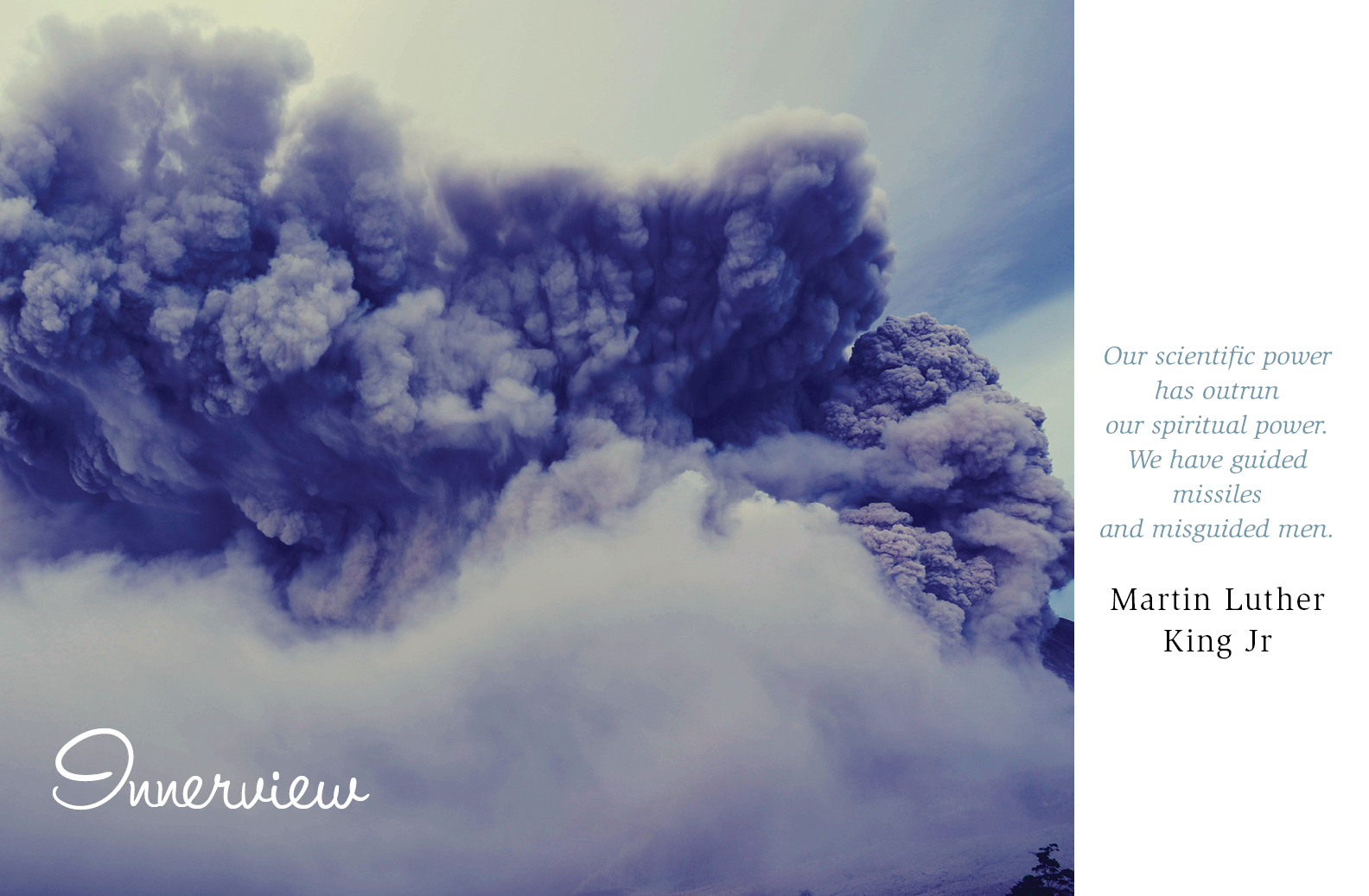 Our scientific power has outrun our spiritual power. Our scientific power has outrun our spiritual power.